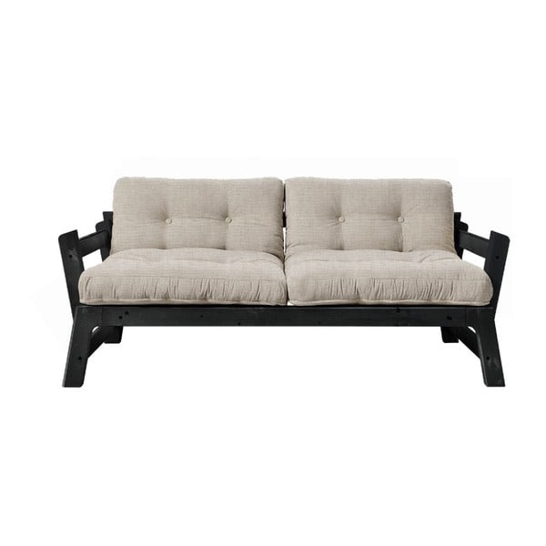 Izvelkamais dīvāns Karup Design Step Black/Linen Beige