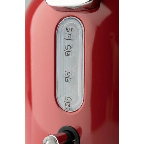 Sarkana elektriskā tējkanna 1,7 l Dorset Putty – Haden-image-4
