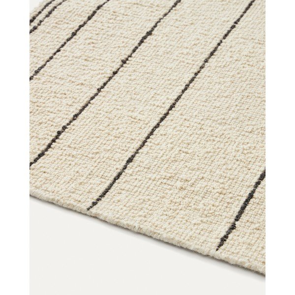 Krēmkrāsas vilnas paklājs 160x230 cm Micol – Kave Home-image-3