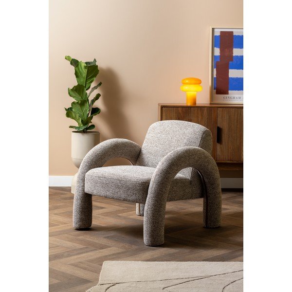 Okera dzeltena stikla galda lampa (augstums 24 cm) Incesante – Leitmotiv-image-2