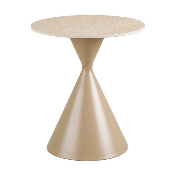 Apaļš sānu galdiņš ar keramikas virsmu ø 50 cm Annecy – House Nordic-image-2