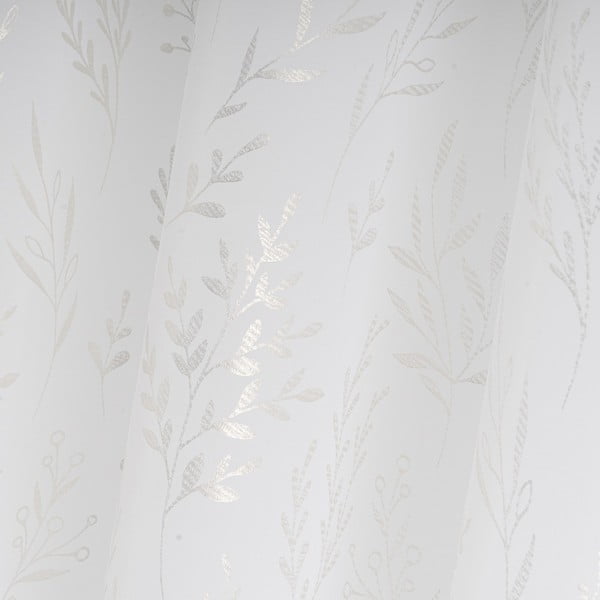 Balts/sudraba krāsas dienas aizkars 140x260 cm Buds – Casa Selección-image-4