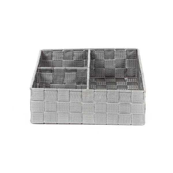 Pelēks vannas istabas organizators Compactor Stan, 32 x 25 cm-image-3