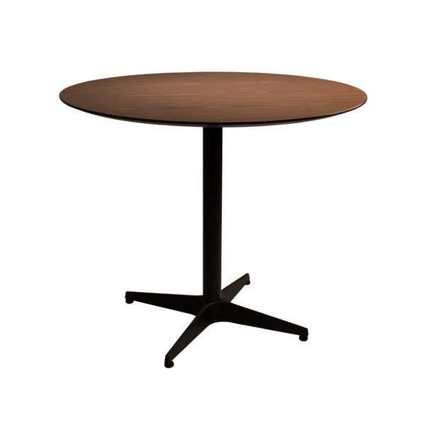 Galds ar melnu tērauda konstrukciju Dutchbone, ⌀ 75 cm