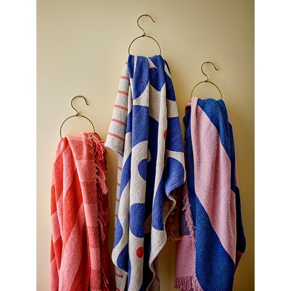 Zils/rozā pleds 130x160 cm Cadeo – Bloomingville-image-3