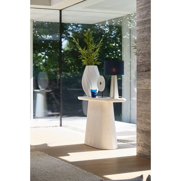 Balts konsoles galds 40x120 cm Hamura – Light & Living-image-1