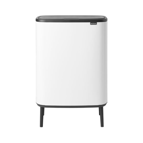 Balta ar pieskārienu atverama tērauda atkritumu tvertne 60 l Bo Touch Bin Hi – Brabantia-image-4