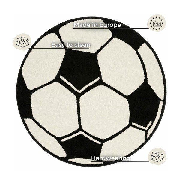 Bērnu paklājs Hanse Home Football, ⌀ 200 cm-image-3