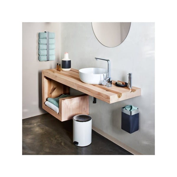 Antracīta pelēks tekstila veļas grozs Nexio – Blomus-image-1