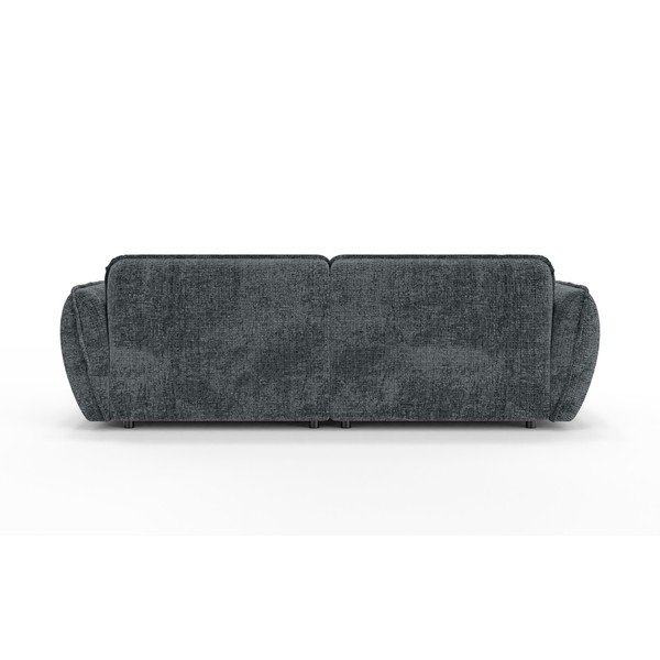 Tumši pelēks dīvāns no šenila auduma ar zvilni 252 cm Nelia Big – Ropez-image-4