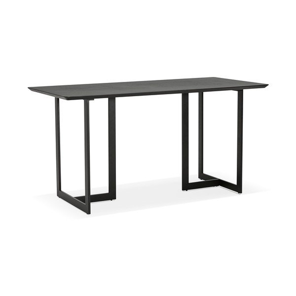 Melns darba galds Kokoon Dorr, 150 x 70 cm-image-1