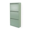 Dūmakaini zaļš metāla atverams apavu plaukts 50x103x15 cm Billy – Spinder Design