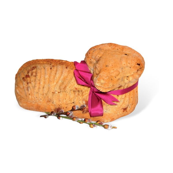 Keramikas cepšanas forma Lieldienu kēksam jēra formā 10x34 cm Beránek – Orion-image-2