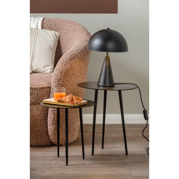 Melna galda lampa Leitmotiv Sublime, augstums 35 cm-image-1