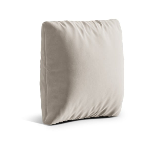 Bēšs samta dīvāna spilvens Kemi – Cosmopolitan Design-image-1