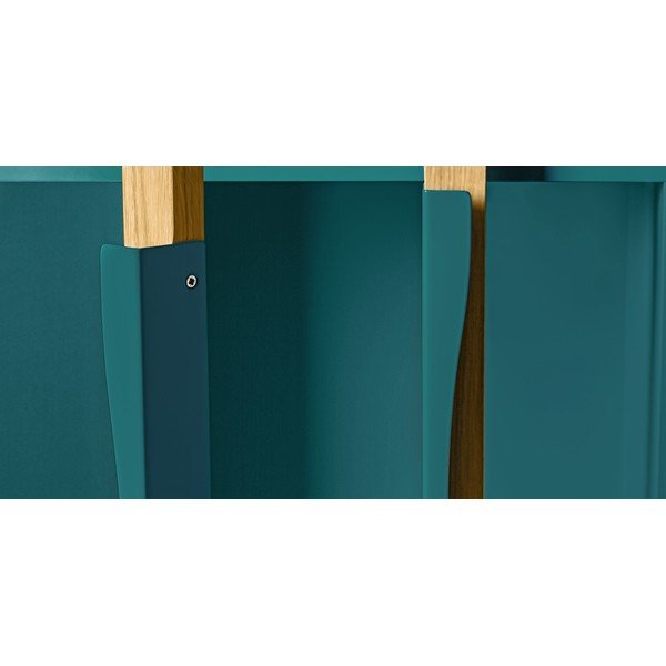 Tirkīza zila vitrīna Woodman Avon-image-3