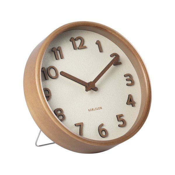 Galda pulkstenis ø 18 cm Pure – Karlsson