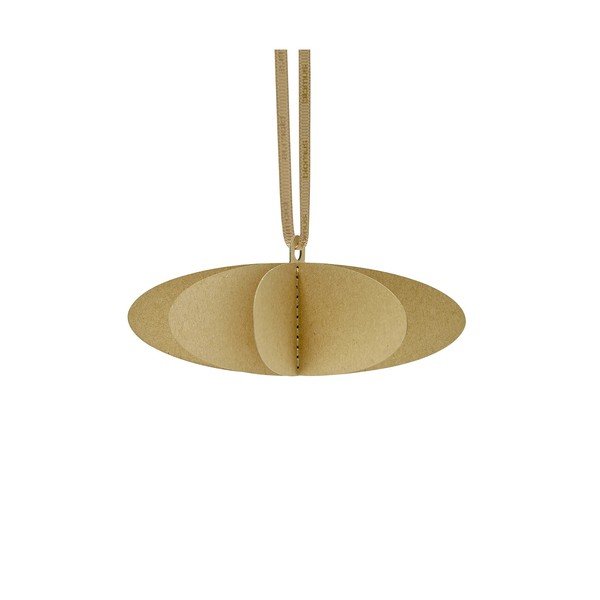 Papīra Ziemassvētku eglītes rotājumi (4 gab.) 4 cm Kazary – Blomus