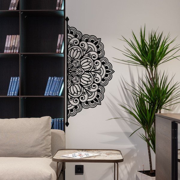 Metāla sienas dekors 160x70 cm Mandala – Wallity-image-3