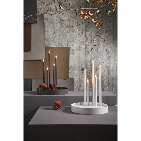 Melns gaismas dekors ø 32 cm Deco – Star Trading-image-4