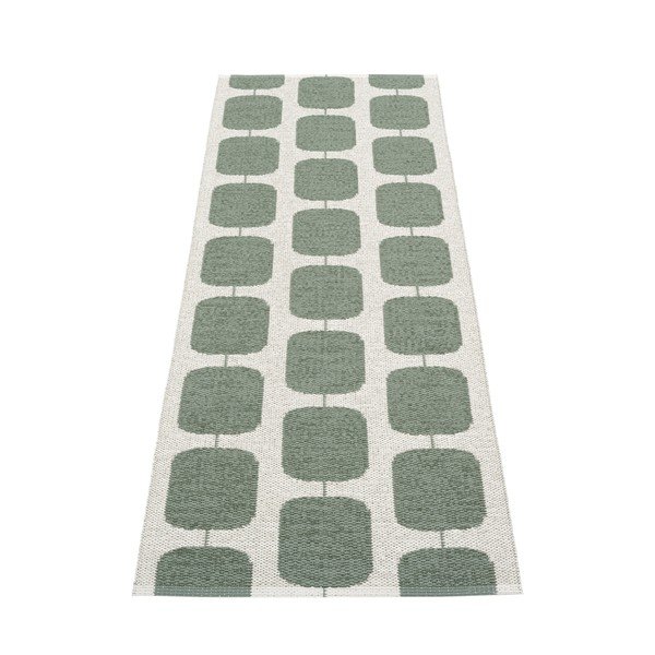 Zaļš/krēmkrāsas iekštelpu un āra celiņa paklājs 70x200 cm Sten Army – Pappelina-image-2