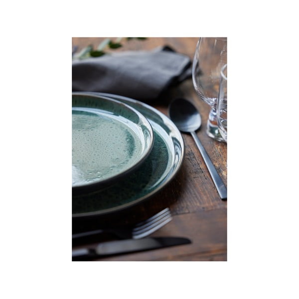 Zaļš/melns deserta akmensmasas šķīvis ø 21 cm Gastro Green/Black – Bitz-image-3