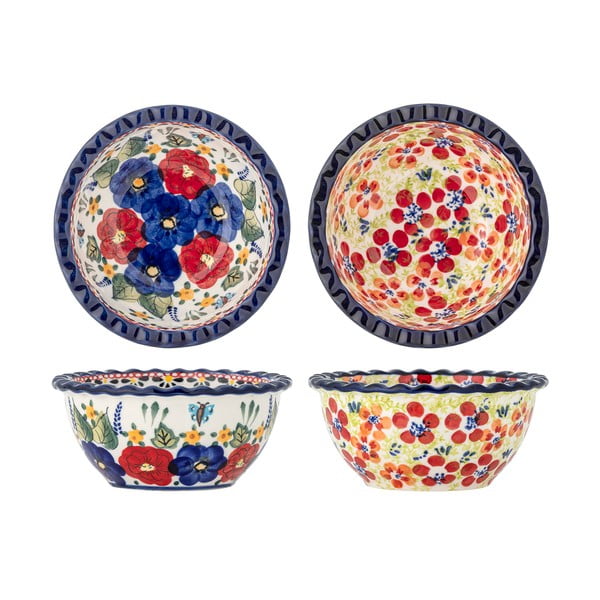 Akmensmasas servēšanas bļodiņas (2 gab.) 380 ml Florist – Bloomingville