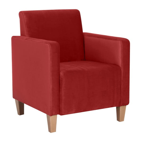 Ķieģeļu sarkans Max Winzer Milla Velvet krēsls