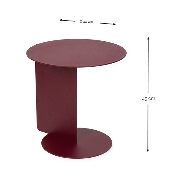Tērauda apaļš sānu galdiņš ø 40 cm Salsa – Spinder Design-image-3