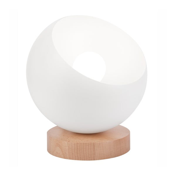 Balta galda lampa (augstums 19 cm) Ava – LAMKUR