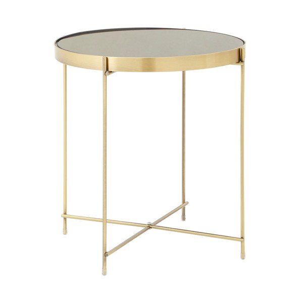 Stikla apaļš sānu galdiņš ø 43 cm Allure  – Premier Housewares-image-1