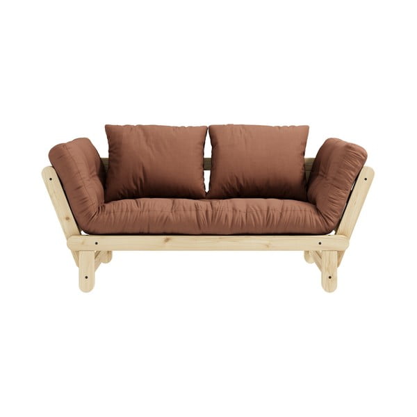 Izvelkamais dīvāns Karup Design Beat Natural Clear/Clay Brown