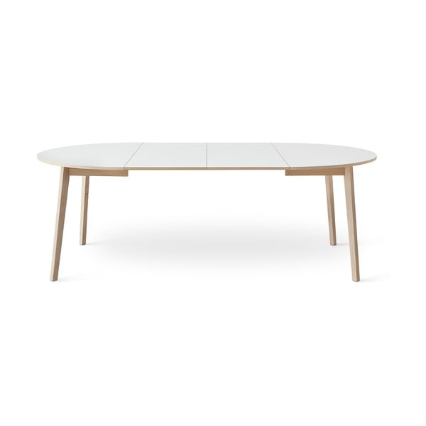 Izvelkamais ēdamgalds ar baltu virsmu Hammel Single Ø130-image-4