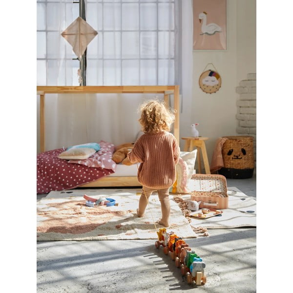 Sienas plakāts baltā rāmī Bloomingville Mini Xander Swan, 45 x 65 cm-image-1