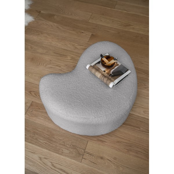 Pelēks pufs no buklē auduma Miuf – Miuform-image-3