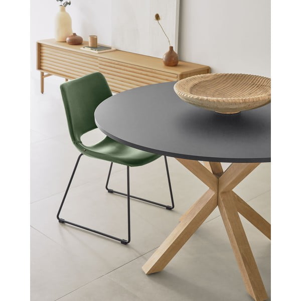 Zaļš ēdamistabas krēsls Kave Home Zahara-image-2
