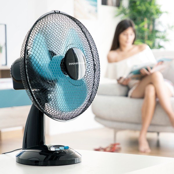 Melns galda ventilators InnovaGoods-image-4
