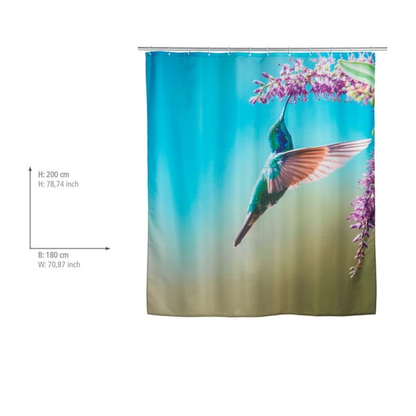 Dušas aizkars 180x200 cm Managua – Wenko-image-1