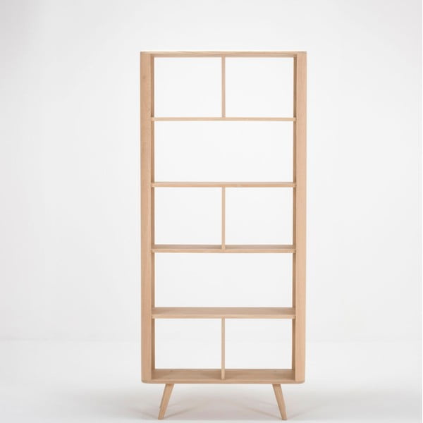 Ozolkoka grāmatplaukts Gazzda Ena, 90 x 35 x 200 cm-image-2