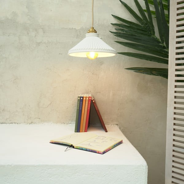 Balts piekaramais gaismeklis SULION Elena, augstums 150 cm-image-1