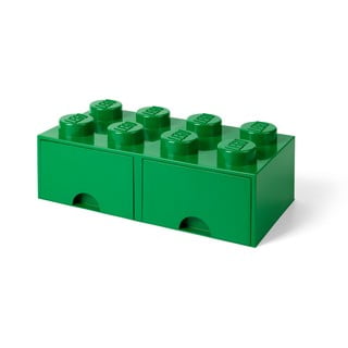 Zaļa uzglabāšanas kaste ar 2 atvilktnēm LEGO®