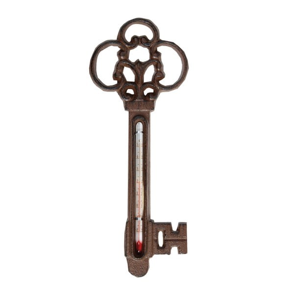 Čuguna termometrs atslēgas formā Esschert Design, augstums 22,3 cm