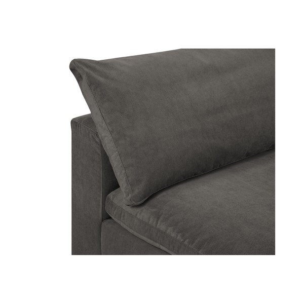 Tumši brūna modulārā dīvāna stūra daļa Windsor & Co Sofas Galaxy, labais stūris-image-1