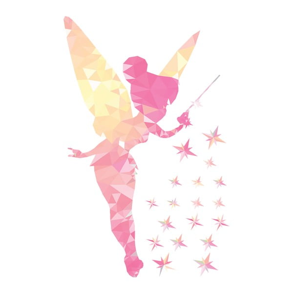 Sienas uzlīmju komplekts Ambiance Fairy and Shiny Stars-image-1