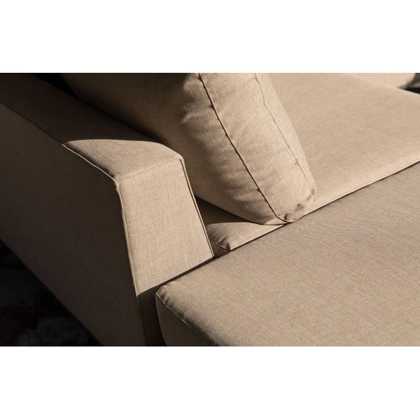 Bēšs dārza dīvāns Exotan Sicilie, kreisais stūris-image-2