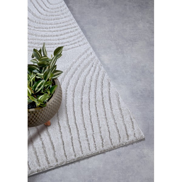 Krēmkrāsas celiņa paklājs 80x240 cm Pigment Cream White – Elle Decoration-image-2