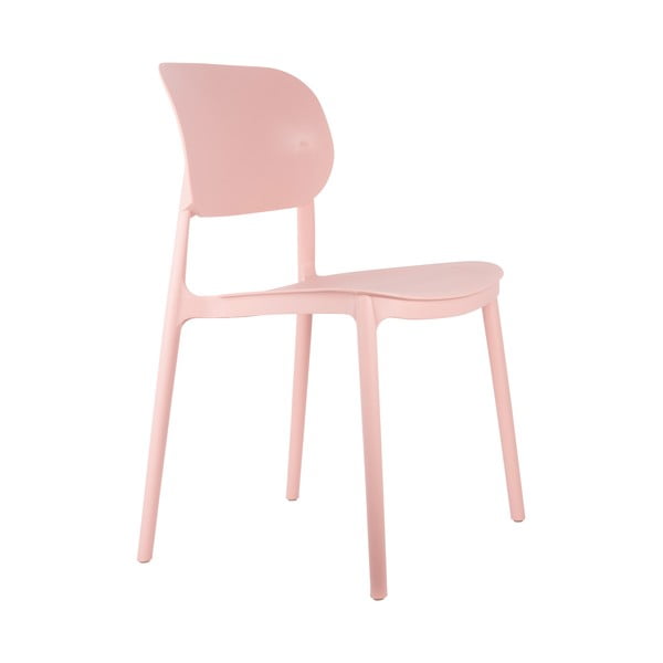 Gaiši rozā plastmasas pusdienu krēsli (4 gab.) Cheer – Leitmotiv
