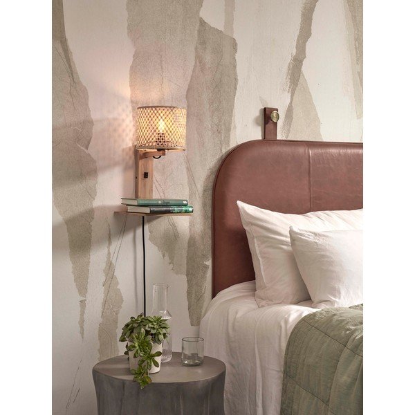 Dabīga toņa sienas lampa ø 18 cm Java – Good&Mojo-image-3