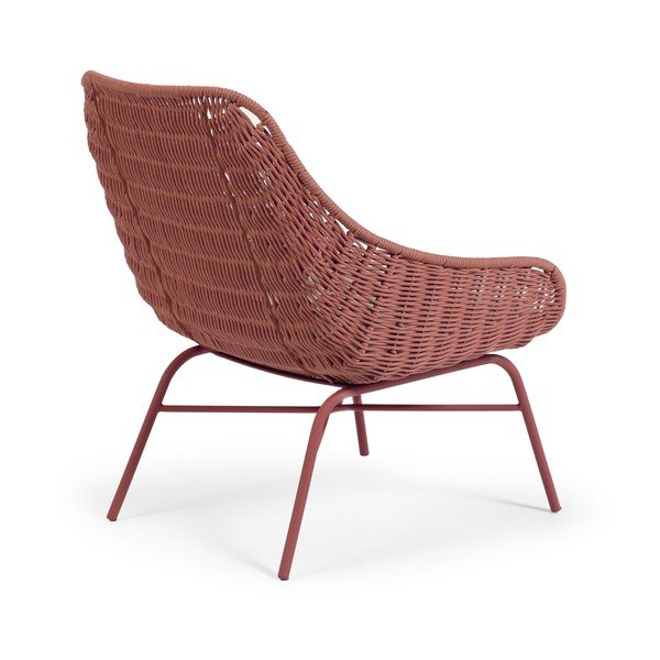 Terakotas brūns dārza krēsls Kave Home Abeli-image-3