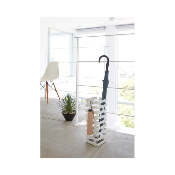 Balts lietussargu statīvs YAMAZAKI Brick-image-2